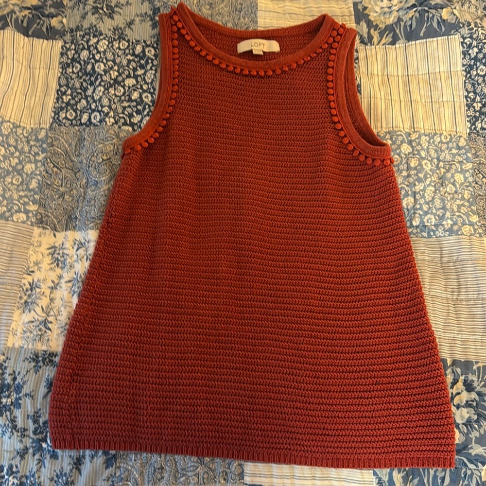 LOFT CROCHET TANK TOP